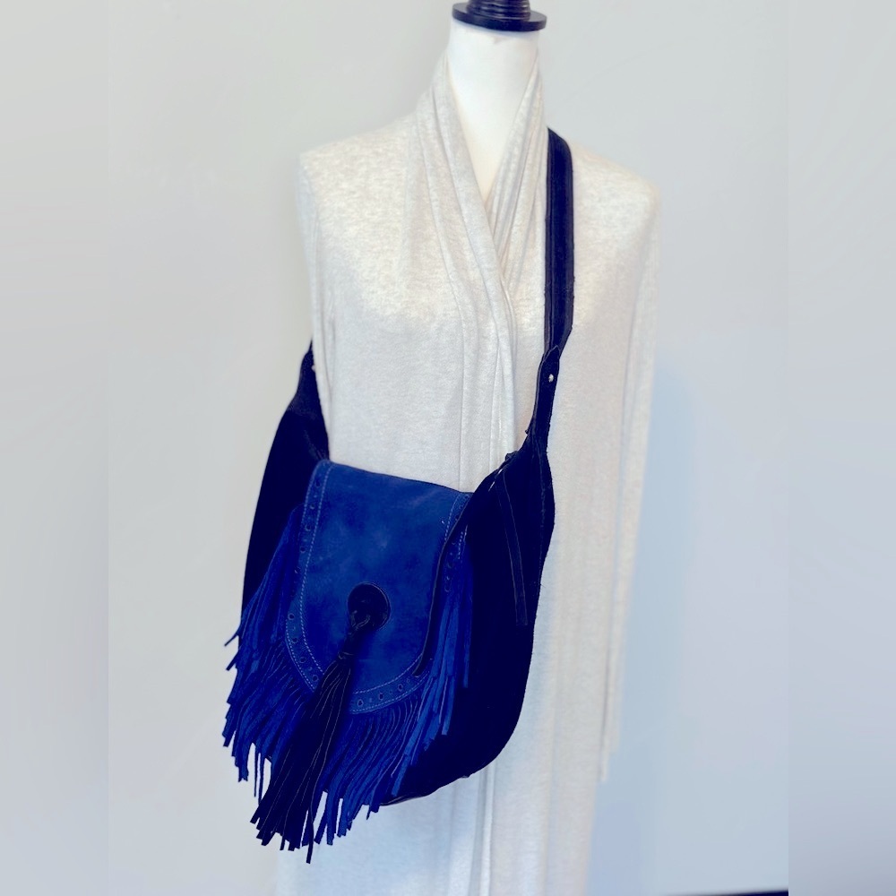 Danielle Nicole Genuine Suede Fringe Crossbody - image 2